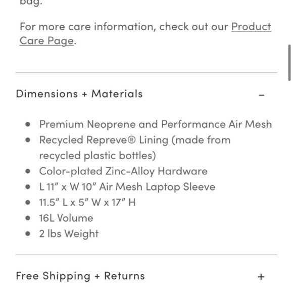 SOLD!!! NWT Dagne Dover Dakota Medium Backpack in Skyway - Picture 7 of 7